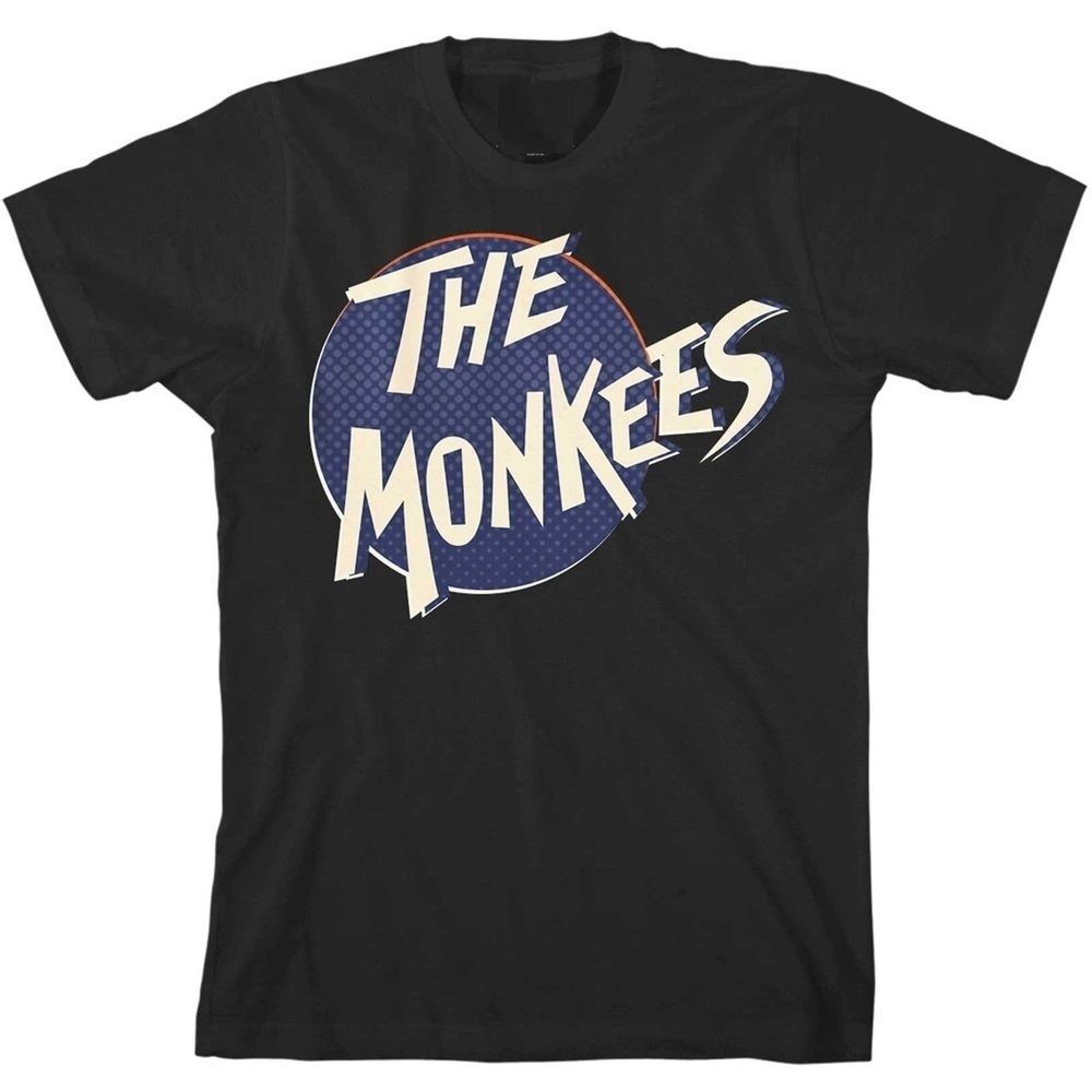 The Monkees Unisex Tshirt Retro Dot Logo
